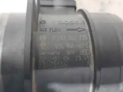 Second-hand car spare part flowmeter for seat exeo berlina (3r2) reference oem iam references 03g906461c  0281002735