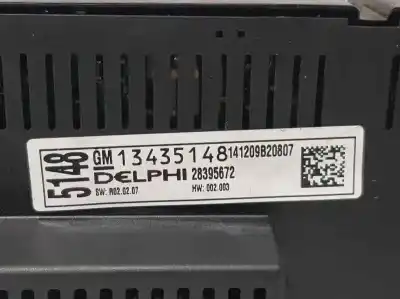 Автозапчастина б/у клімат-контроль для opel astra j lim. techno посилання на oem iam 134335148  28395672