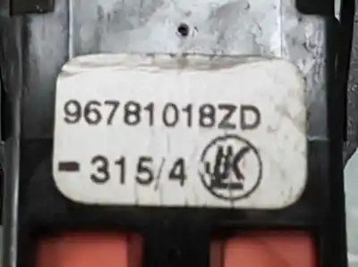 Pezzo di ricambio per auto di seconda mano avvertimento per citroen c4 picasso attraction riferimenti oem iam 96781018zd  