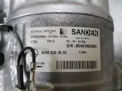 Автозапчасти б/у компрессор кондиционера воздуха за mercedes-benz clase c coupe (w205) c 220 d 4matic (205.305) ссылки oem iam a0008303902  1785