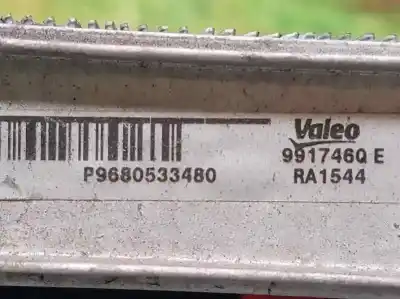 Автозапчастина б/у водяний радіатор для peugeot 307 break/sw (s2) sw pack + посилання на oem iam p9680533480  991746qe