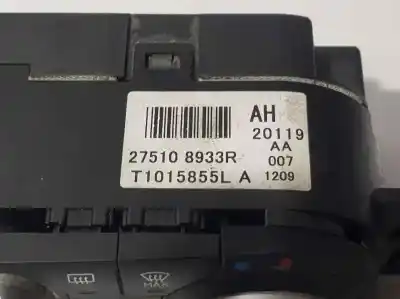 Second-hand car spare part climate control for renault koleos dynamique oem iam references 275108933r  t1015855la