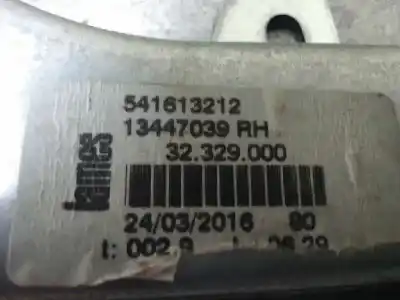 Second-hand car spare part passenger side right window regulator for opel corsa d selective oem iam references 13447039rh  6 pins