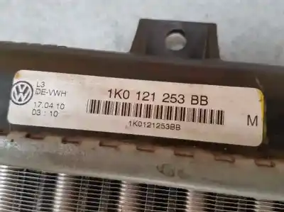 Peça sobressalente para automóvel em segunda mão radiador de água por seat leon (1p1) reference referências oem iam 1k0121253bb  