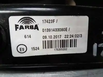 Second-hand car spare part left tailgate light for citroen nemo nivel b oem iam references 01391433080e  17423f