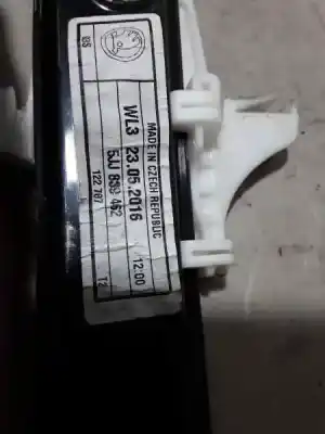 Peça sobressalente para automóvel em segunda mão elevador de vidros traseiro direito por skoda rapid ambition referências oem iam 5jj839462  