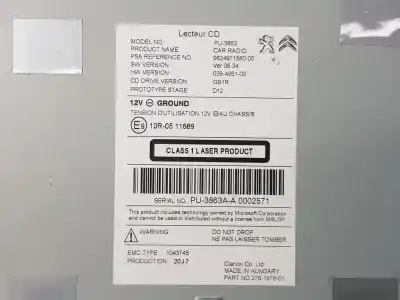 Автозапчасти б/у аудиосистема / радио cd за citroen c4 lim. live edition ссылки oem iam 9824971580  276197801 Автозапчасти б/у аудиосистема / радио cd за citroen c4 lim. live edition ссылки oem iam 9824971580  276197801