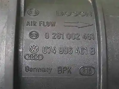 Second-hand car spare part flowmeter for seat leon (1p1) stylance / style oem iam references 074906461b  0281002461