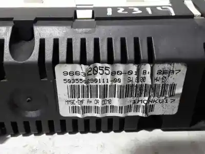 Second-hand car spare part multifunction display for peugeot 207 confort oem iam references 96632055  503550290111