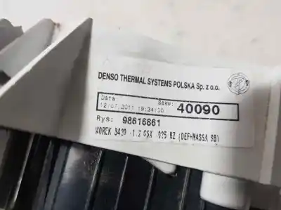Peça sobressalente para automóvel em segunda mão comando de sofagem (chauffage / ar condicionado)  por ford ka (ccu) urban referências oem iam 98616861  40090