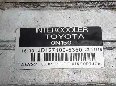 Peça sobressalente para automóvel em segunda mão intercooler por toyota auris active referências oem iam 0n150  jd1271005350