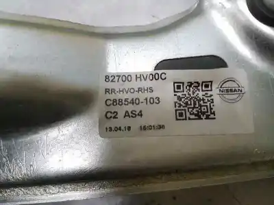 İkinci el araba yedek parçası arka sag cam regülatörü için nissan qashqai (j11) tekna oem iam referansları 82700hv00c  c88540103