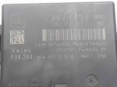 Second-hand car spare part electronic module for seat leon (1p1) reference oem iam references 5p0919475b  