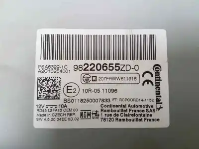 Автозапчастина б/у аудіо система / радіо cd для citroen c-elysée feel посилання на oem iam 98220655zd  a2c13254001