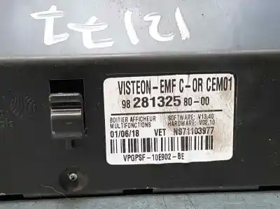 Автозапчасти б/у многофункциональный дисплей за citroen c-elysée feel ссылки oem iam 9828132580  