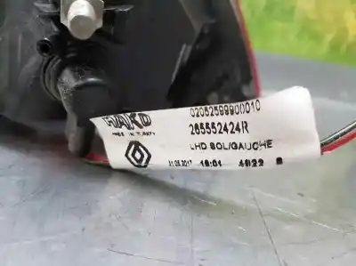 Second-hand car spare part left tailgate light for renault clio iv limited oem iam references 265553752r  