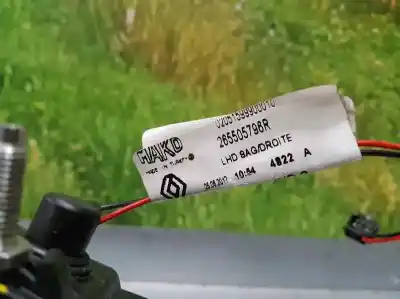 Second-hand car spare part right tailgate light for renault clio iv limited oem iam references 265509846r  