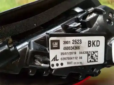 Peça sobressalente para automóvel em segunda mão farolim traseiro esquerdo por opel corsa e design line referências oem iam 39012623  460034366