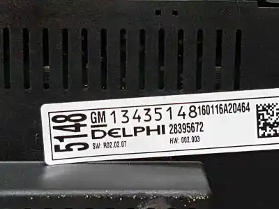 Second-hand car spare part climate control for opel astra j lim. notchback oem iam references 13435148  28395672