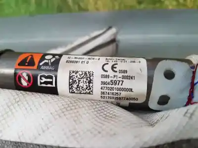 Second-hand car spare part front left curtain airbag for opel corsa e expression oem iam references 39045977  