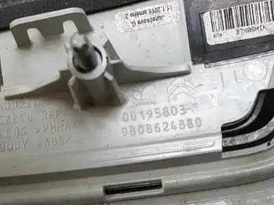 Second-hand car spare part left tailgate light for citroen c4 lim. shine oem iam references 9808624880  