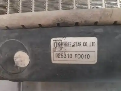 Second-hand car spare part water radiator for kia rio rs berlina oem iam references 25310fd010  