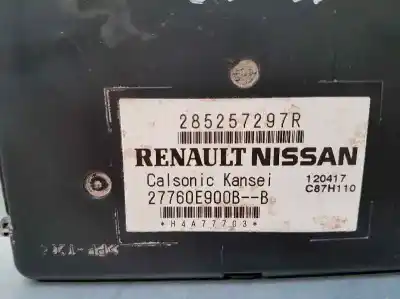 Second-hand car spare part air conditioning control unit for renault captur zen oem iam references 285257297r  27760e900b