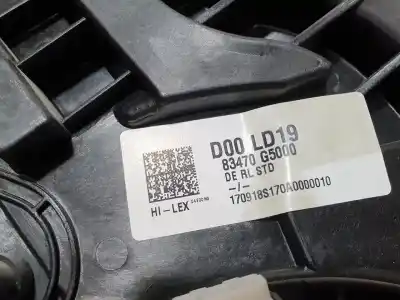 Second-hand car spare part rear left window regulator for kia niro concept oem iam references 83450g5000  