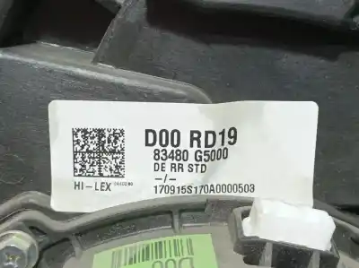 Second-hand car spare part rear right window regulator for kia niro concept oem iam references 83460g5000  