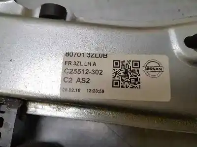 Автозапчасти б/у регулятор стекла переднего левого за nissan pulsar (c13) tekna ссылки oem iam 807013zl0b  c25512302