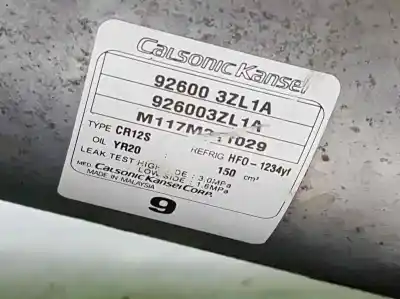 Автозапчасти б/у компрессор кондиционера воздуха за nissan pulsar (c13) tekna ссылки oem iam 926003zl1a  