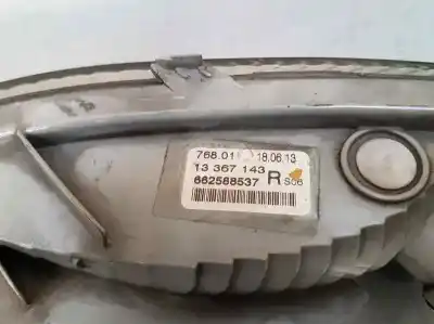 Second-hand car spare part front right headlight for opel astra j lim. selective oem iam references 13367143  662588537