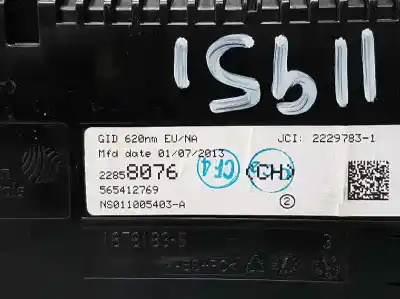 Автозапчастина б/у багатофункційний дисплей для opel astra j lim. selective посилання на oem iam 22858076  565412769