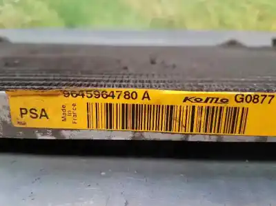 Peça sobressalente para automóvel em segunda mão condensador / radiador de ar condicionado por peugeot partner (s2) combiespace referências oem iam 9645964780a  g0877
