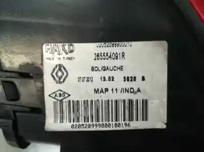 Автозапчасти б/у левый задний фонарь за renault clio iv business ссылки oem iam 265554091r  