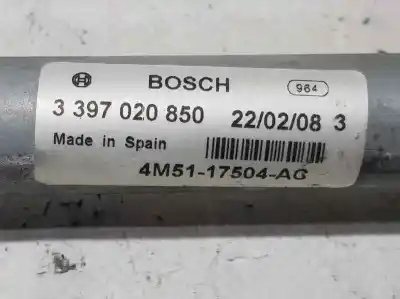 Second-hand car spare part front windshield wiper motor for ford focus lim. (cb4) trend oem iam references 4m511704ac 4 pins bosch 3397020850