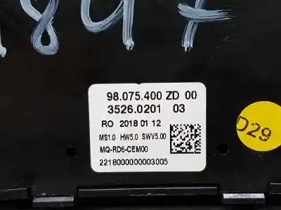 Автозапчастина б/у перемикач керування радіо для citroen jumpy spacetourer feel m посилання на oem iam 98075400zd  