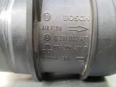 Автозапчастина б/у витратомір повітря для volkswagen eos (1f7) 2.0 tdi посилання на oem iam 074906461b  0281002461
