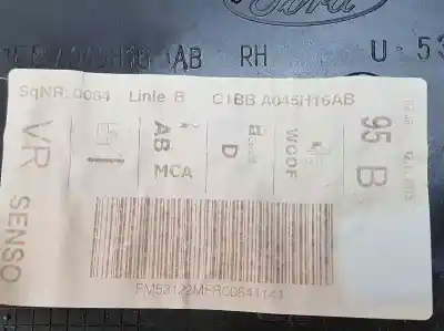 Автозапчастина б/у регулятор переднього правого скла для ford fiesta (ccn) trend посилання на oem iam c1bba045h16ab  6 pins