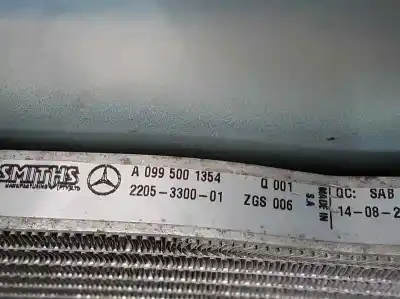 Автозапчасти б/у конденсатор / радиатор кондиционера воздуха за mercedes-benz clase c (w205) lim. c 220 cdi bluetec (205.004) ссылки oem iam a0995001354  2205330001