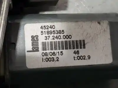 Автозапчастина б/у регулятор вікна передній лівий для fiat grande punto (199) 1.4 16v dynamic (01.2007->) посилання на oem iam 51895385 lames electrico 2 pins 
