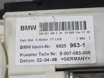 Second-hand car spare part driver left window regulator for bmw x3 (e83) 2.0d oem iam references 69259631  s007083005