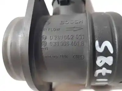 Second-hand car spare part flowmeter for seat leon (1p1) reference oem iam references 038906461b  0281002531