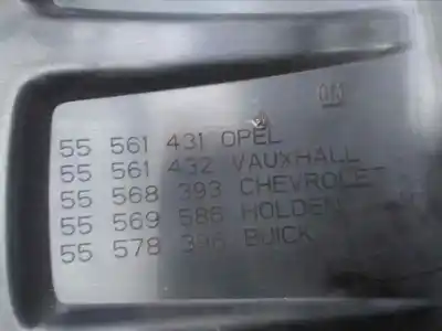 Peça sobressalente para automóvel em segunda mão tampa do motor por opel corsa e expression referências oem iam 55561431  