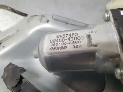 Second-hand car spare part driver left window regulator for kia carnival 2.9 crdi vgt active oem iam references 824504d000  