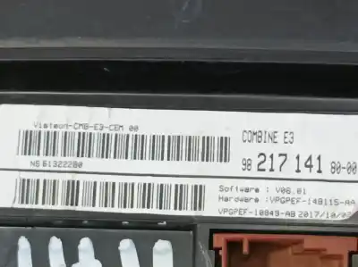 Peça sobressalente para automóvel em segunda mão quadrante por citroen c4 cactus shine referências oem iam 9821714180  ns61322280
