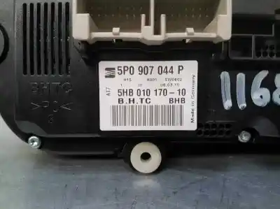 Peça sobressalente para automóvel em segunda mão comando de sofagem (chauffage / ar condicionado) por seat leon (1p1) reference referências oem iam 5p0907044p  5hb01017010