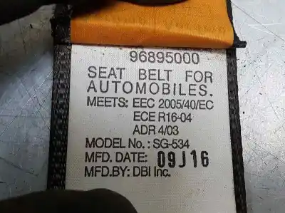 Piesă de schimb auto la mâna a doua pretensor airbag stânga pentru chevrolet aveo ls referințe oem iam 96895000  sg534