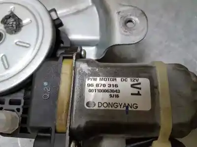 Peça sobressalente para automóvel em segunda mão elevador de vidros dianteira esquerda por chevrolet aveo ls referências oem iam 96870316  2 pins