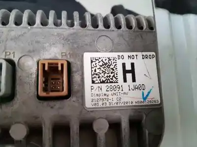 Second-hand car spare part gps navigation system for infiniti fx fx50 s oem iam references 280911ja0d  25915jj90a